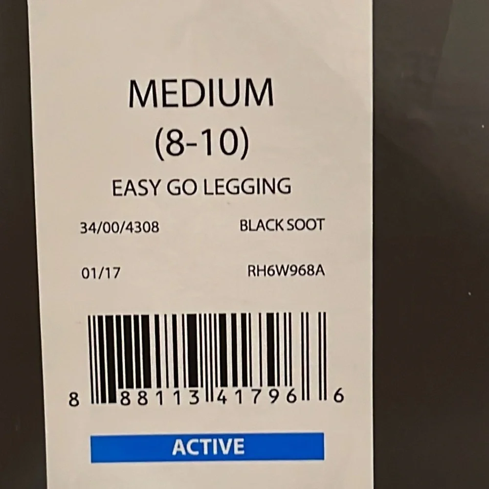 AVIA LEGGING Small Waist Interior Pocket Medium Rise with Mesh NEW - Picture 13 of 13